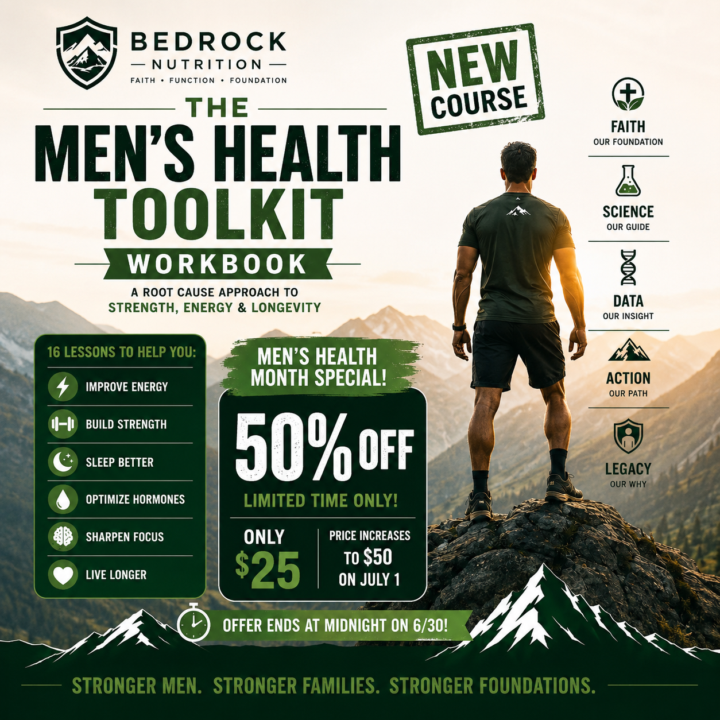 NEW COURSE RELEASE: The Bedrock Men’s Health Course