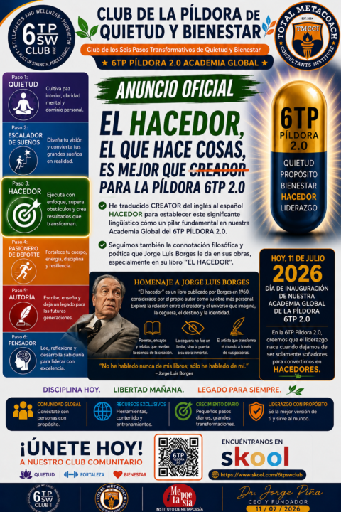 EL HACEDOR se convierte oficialmente en el Paso 3 de la Píldora 6TP 2.0.