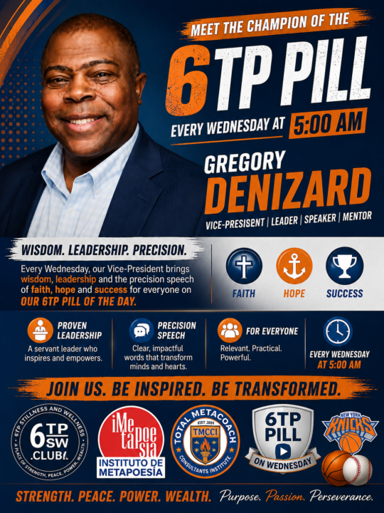 🌟 THE CHAMPION OF THE 6TP PILL: GREGORY DENIZARD 🌟