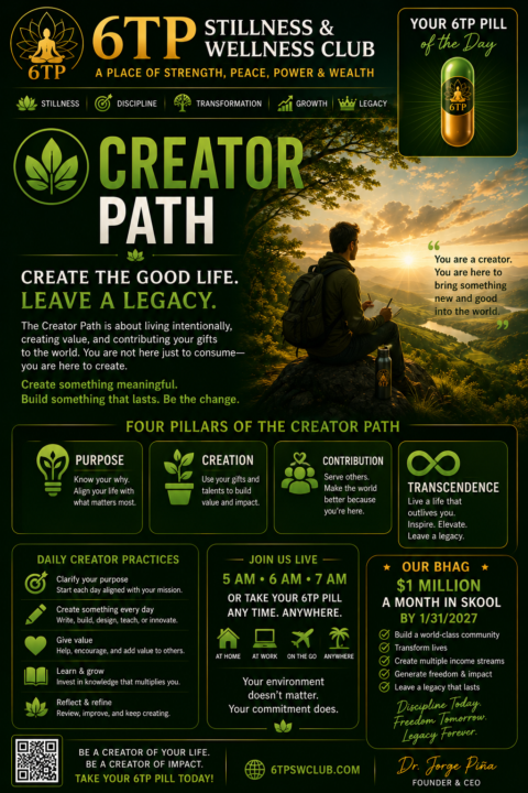 6TP PILL #3: CREATOR (With WATER)