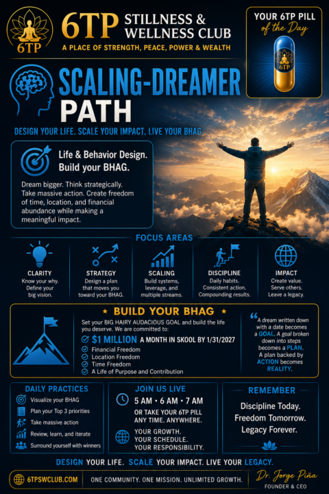 6TP PILL #2: SCALING-DREAMER (With Wine)