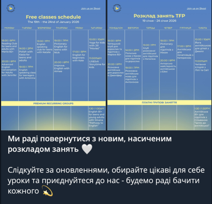 ✨ This week at Teachers for Peace ✨