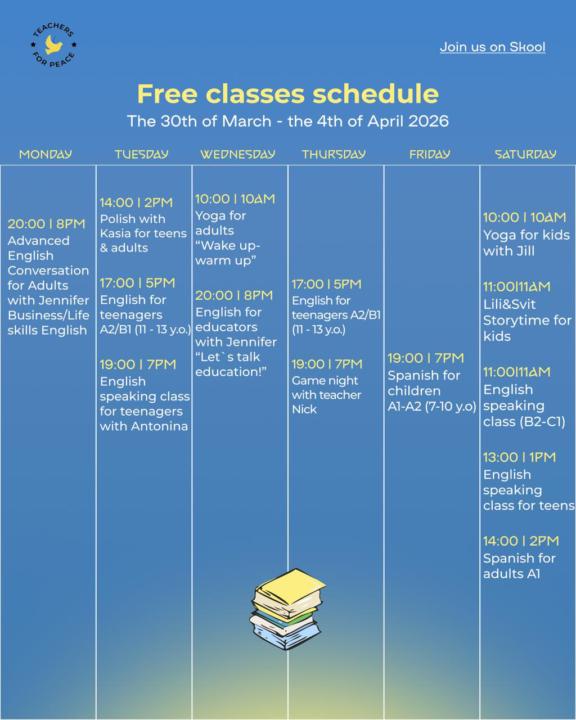 🌱 Free Live Classes This Week