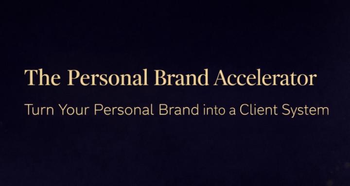 Personal Brand Accelerator
