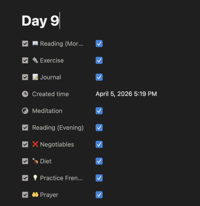Day 9 ☑️