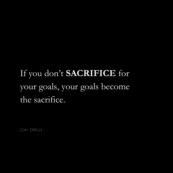YOU HAVE TO SACRIFICE 🤔