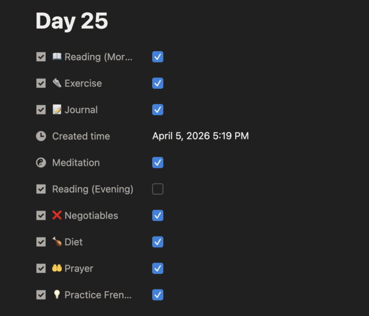 Day 25,26, & 27