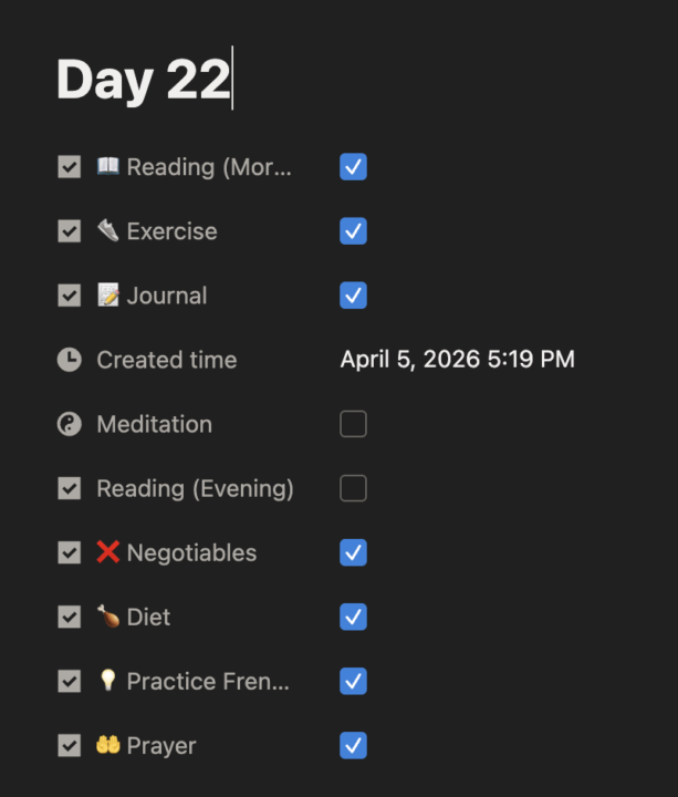 Day 22 & 23