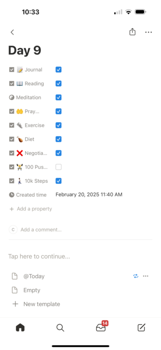 Day 9: Consitency > Perfection