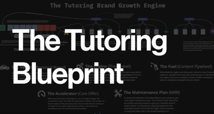The Tutoring Blueprint