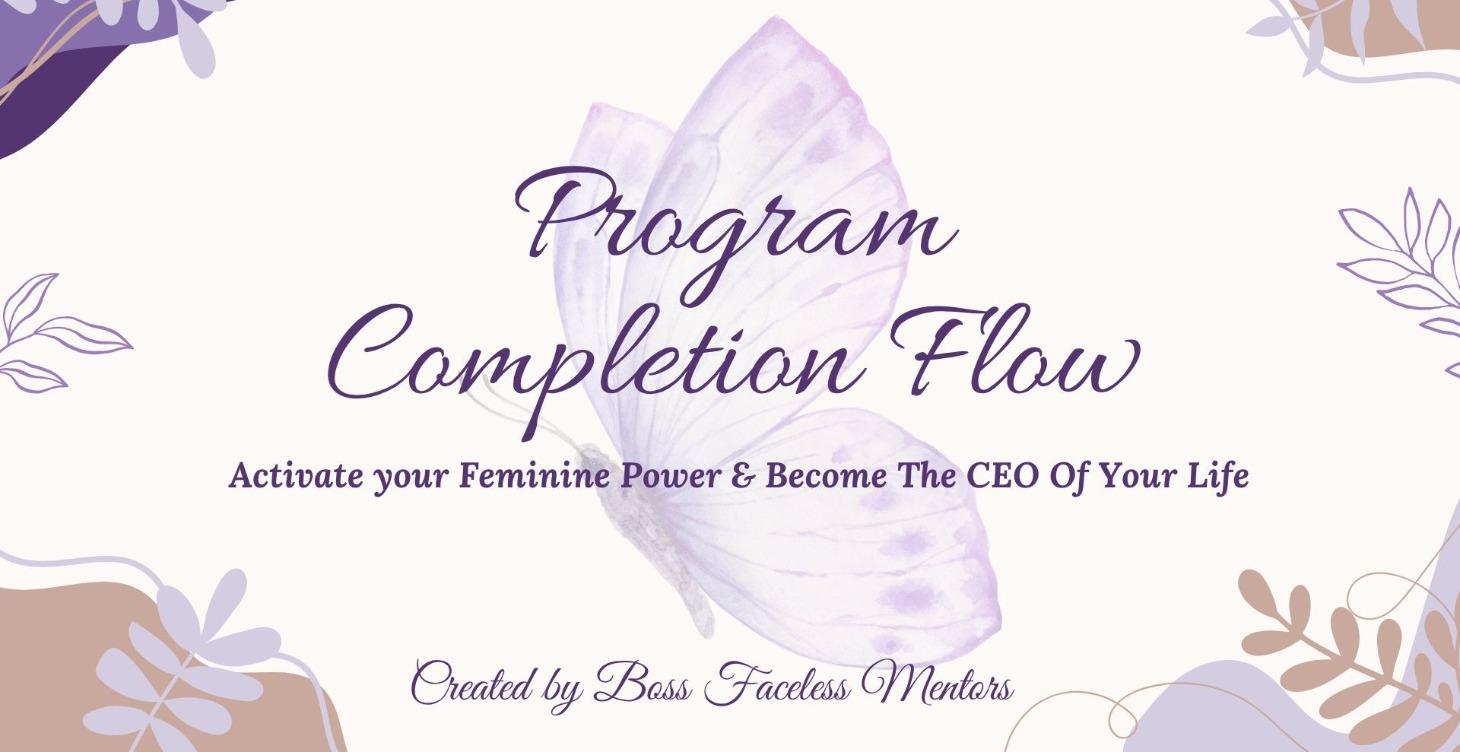 Program Completion Flow