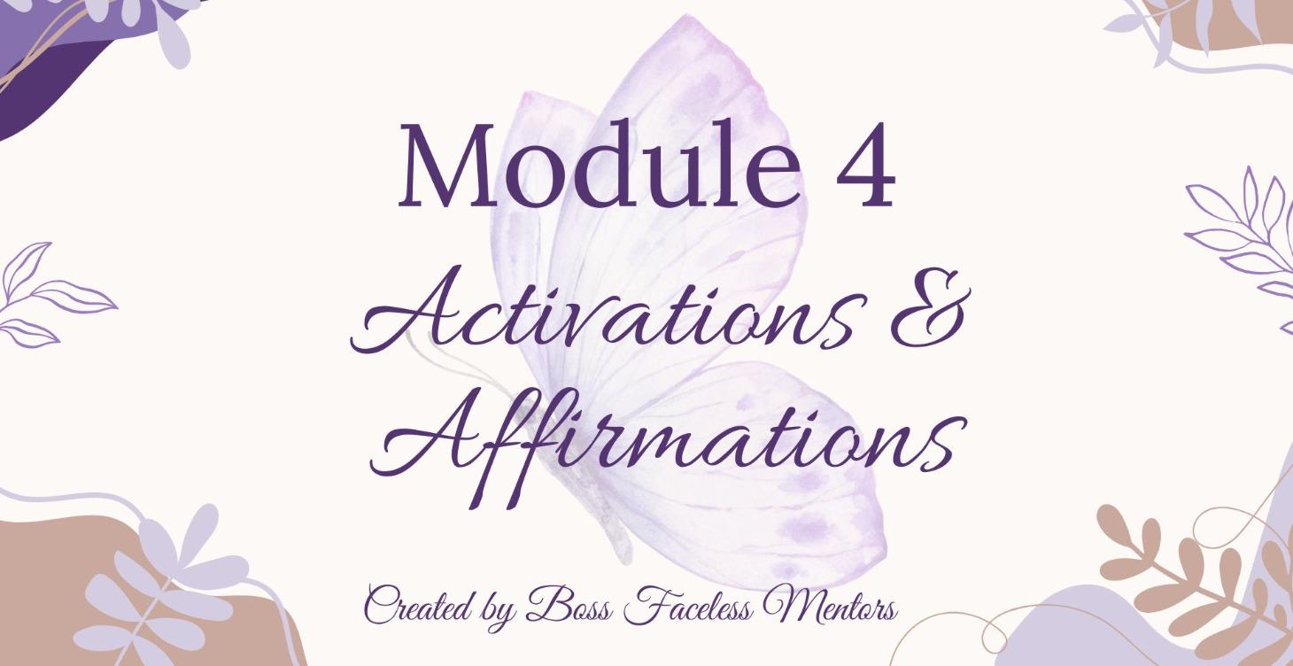 Activations & Affirmations