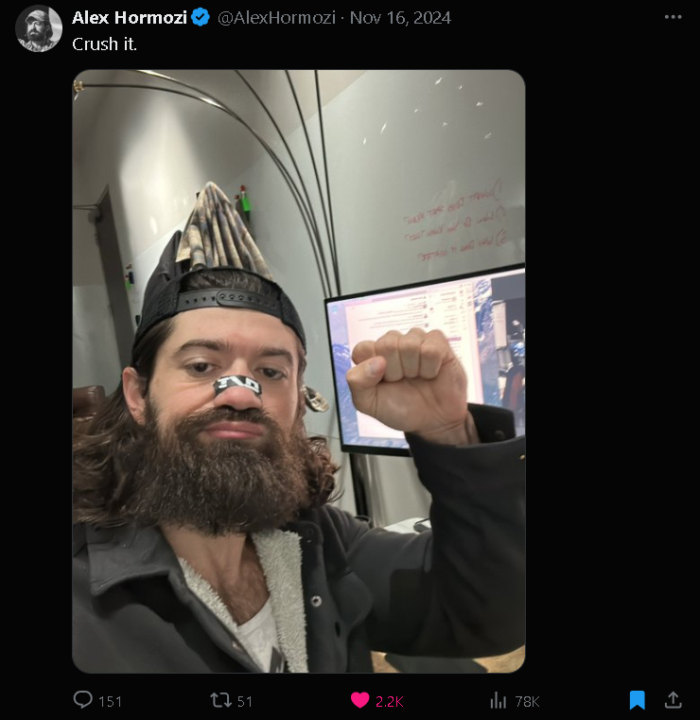 My story (no value post but copywriting gold nugget)