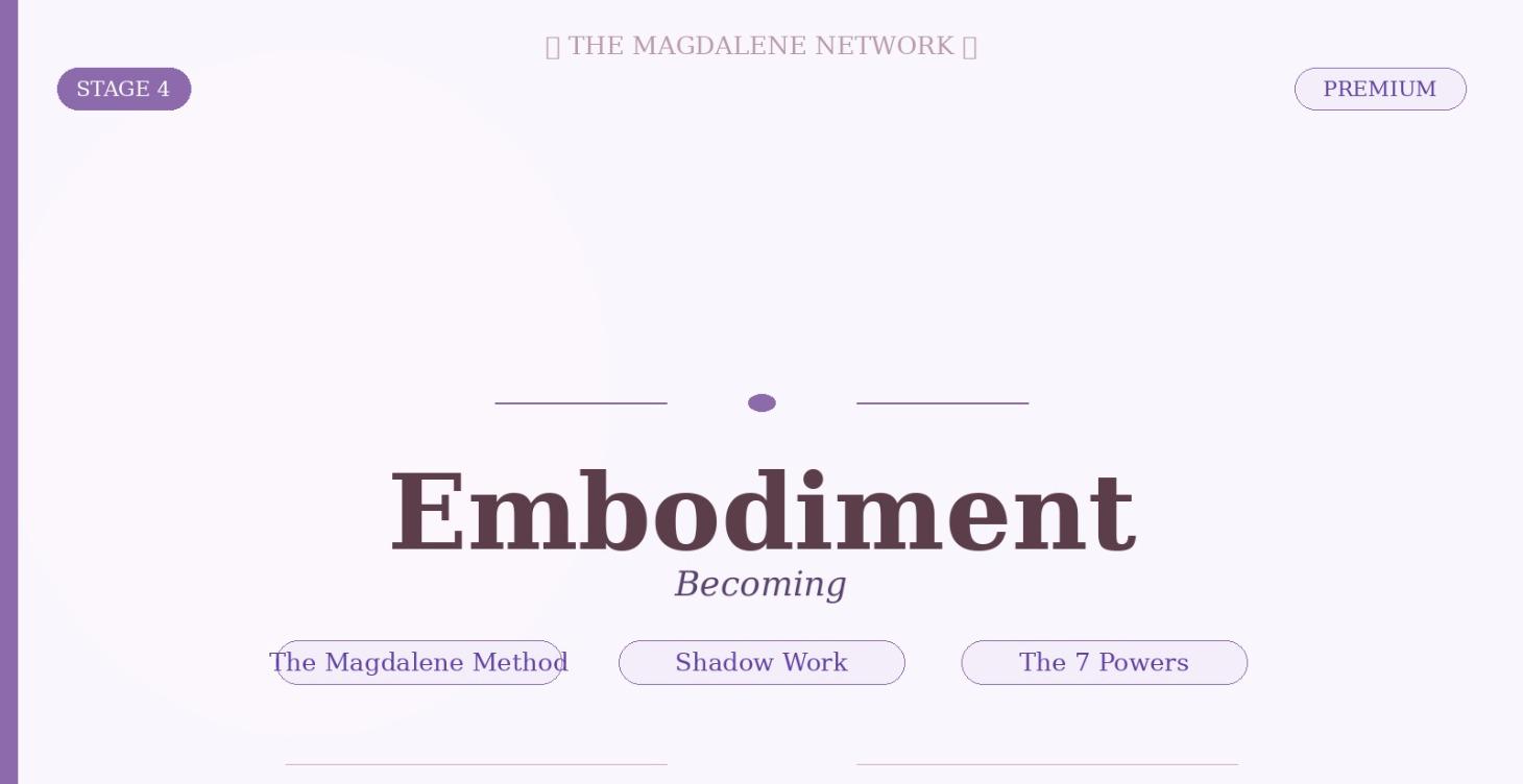 🌿 EMBODIMENT — Living the Teachings