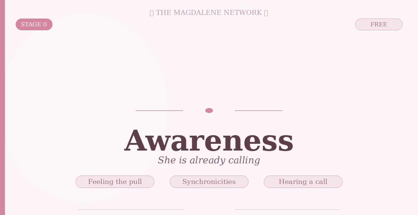 ⭐START HERE  🌸 AWARENESS — She Is Already Calling