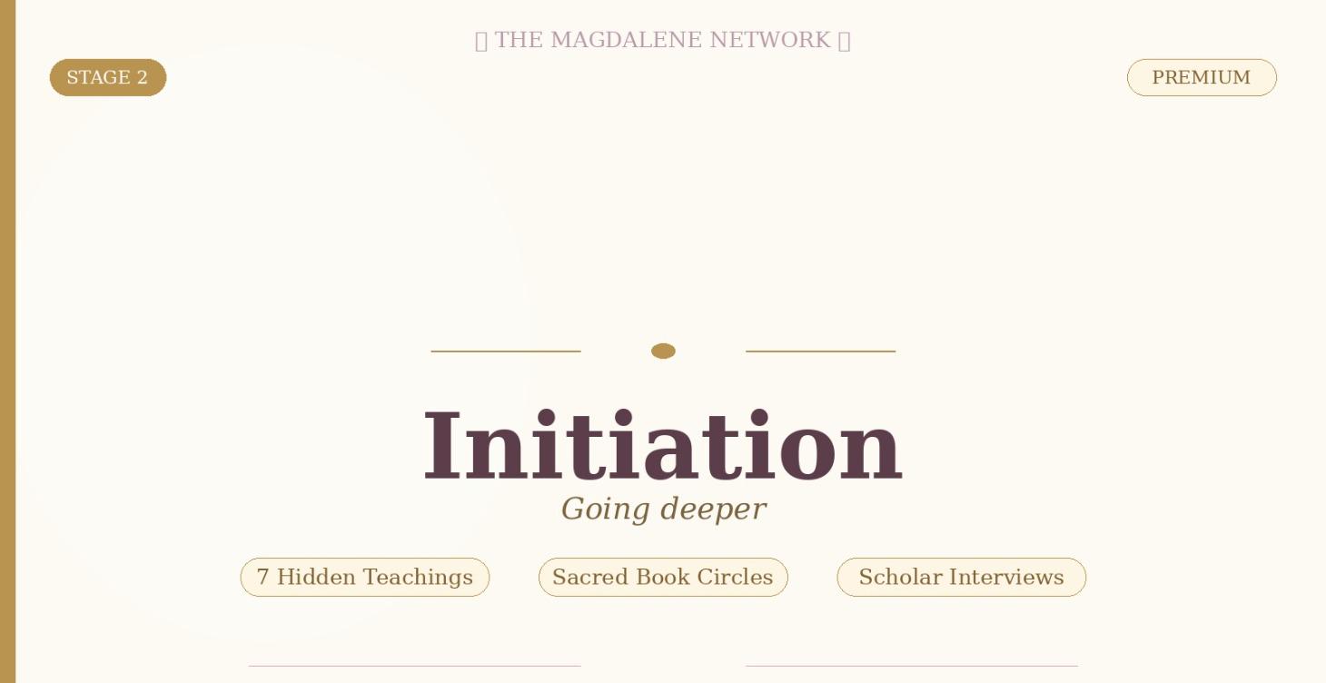 🌹 INITIATION — Going Deeper