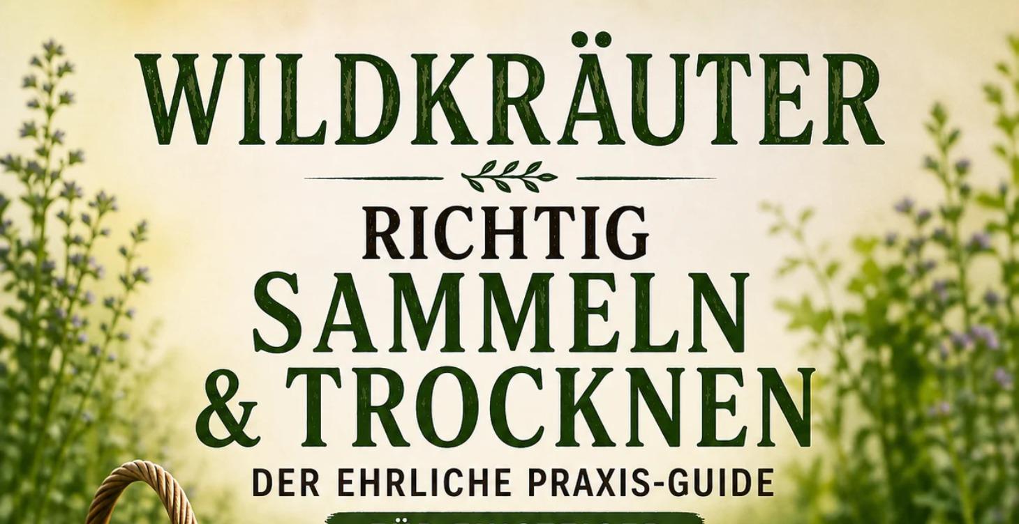 Wildkräuter richtig sammeln & trocknen PDF-Guide