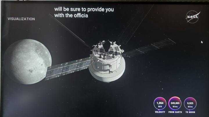 Moon flyby