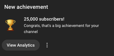 I Hit My 2025 YouTube Goal 🚀