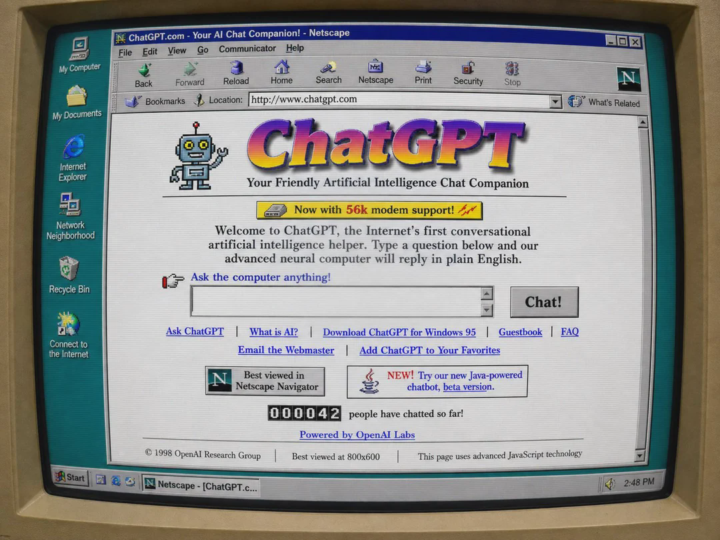 What if ChatGPT launched in 1998 😅