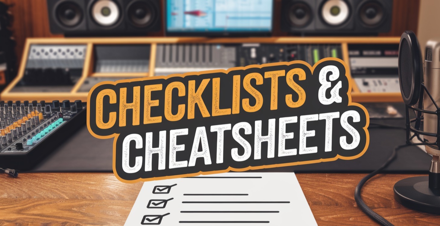 Checklists, Cheatsheets, and Quick-Start Guides