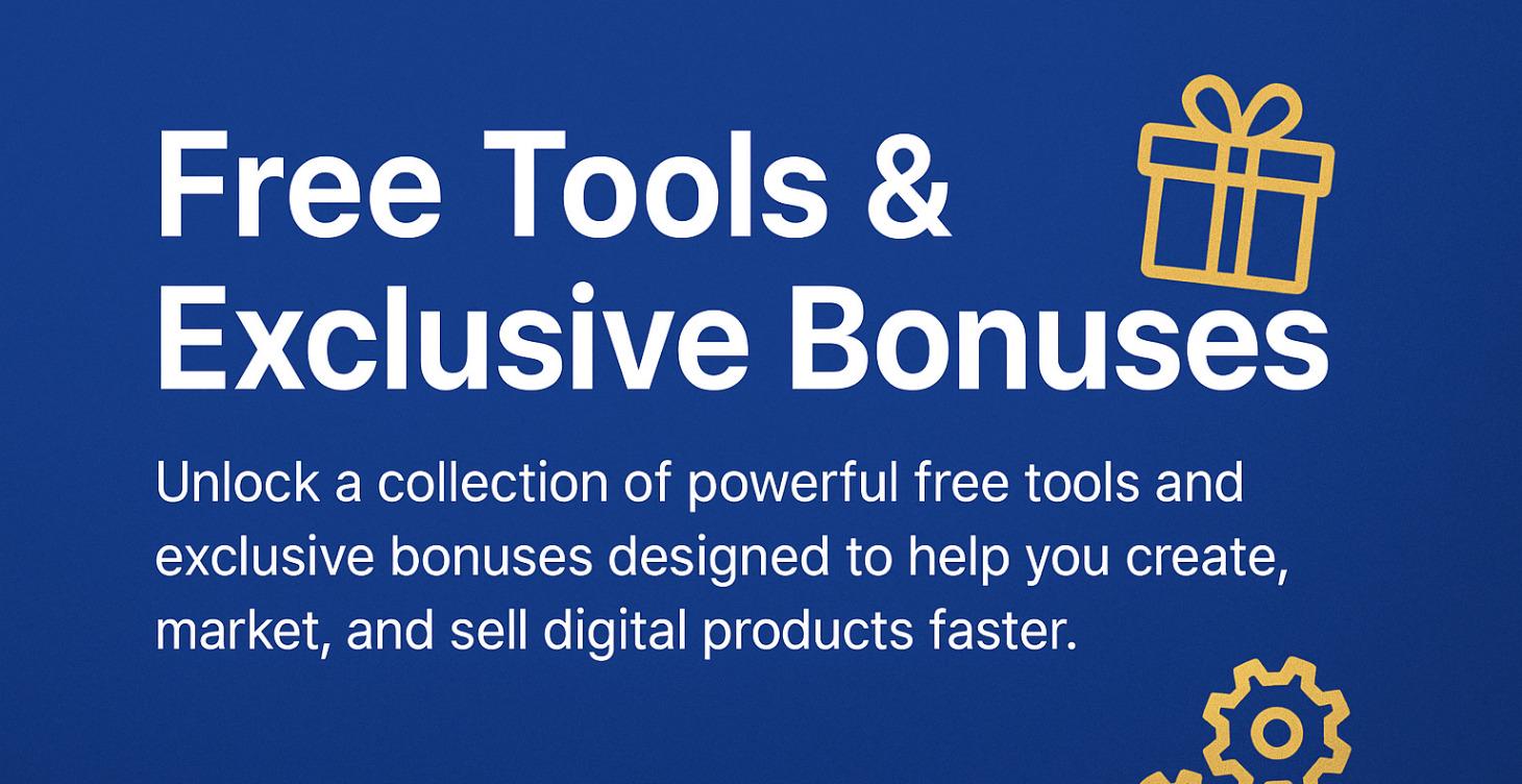 Free Tools & Bonuses or PLR Article Resources