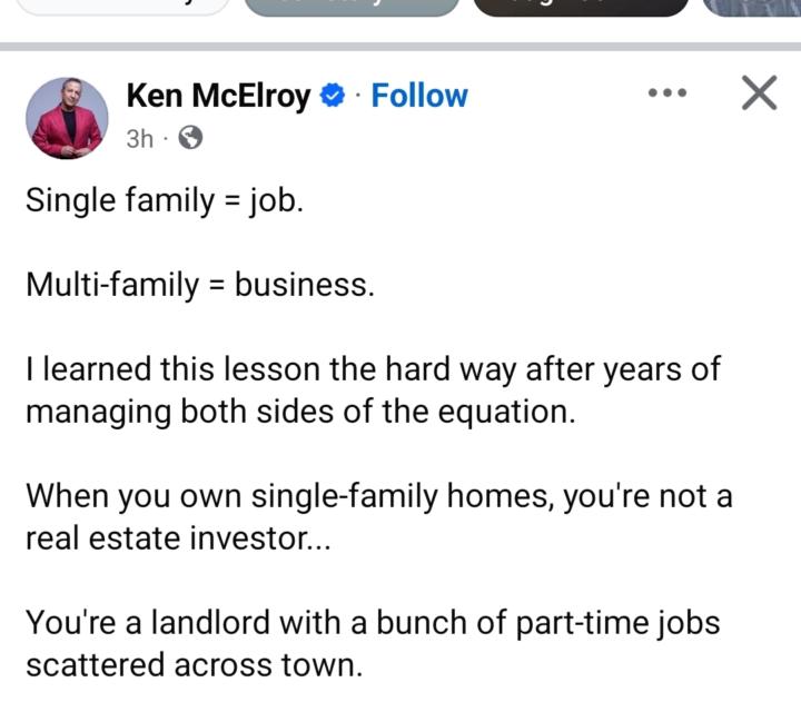 What do you think single family versus multi?