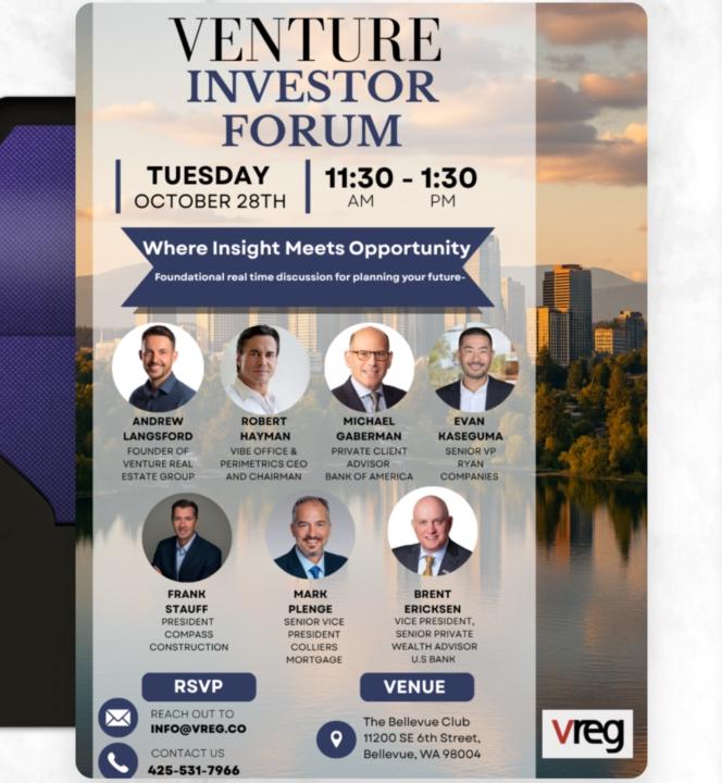 Upcoming event on Tues Oct 28th in Bellevue