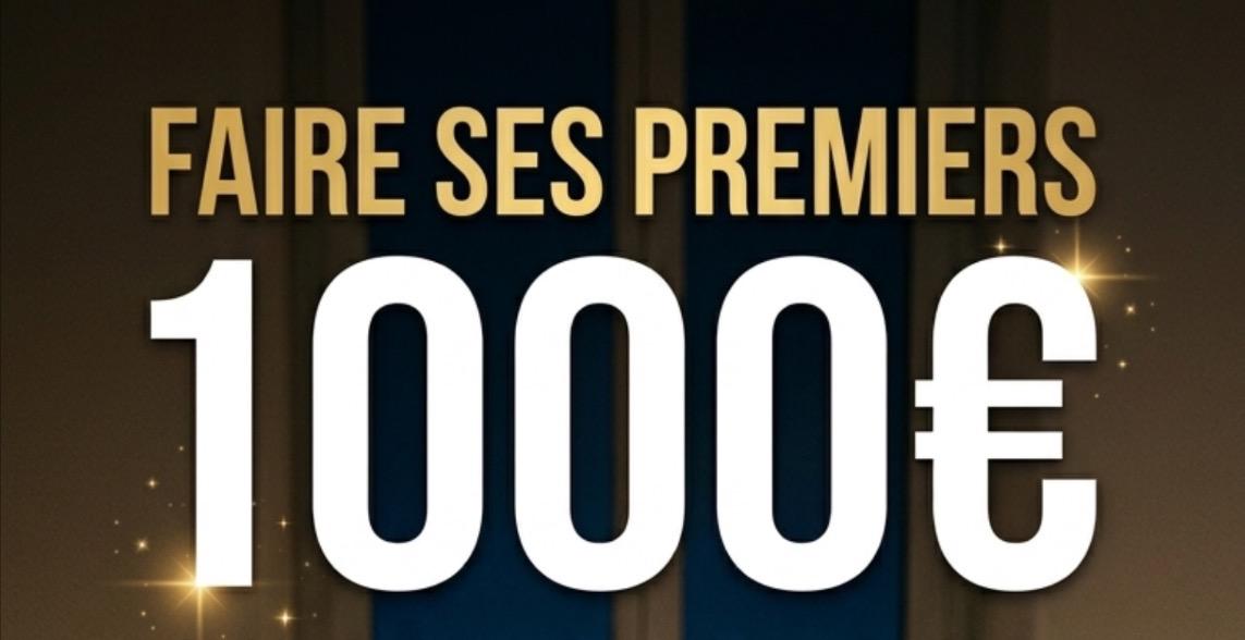 FAIRE SES PREMIERS 1000€