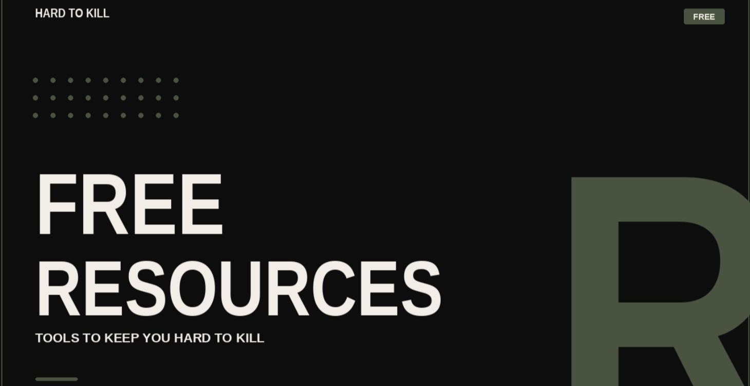 Free Resources - My Entire Library