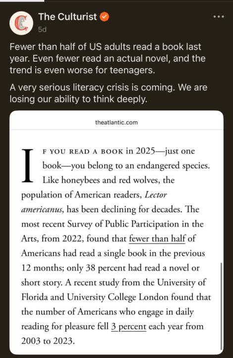 Are You A “Lector Americanus?”