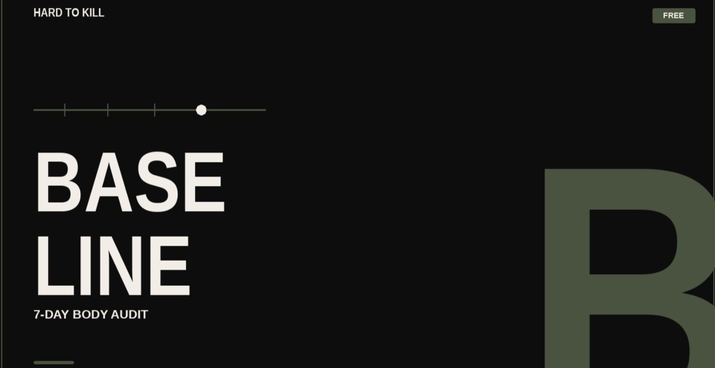 Baseline - 7 Day Body Audit