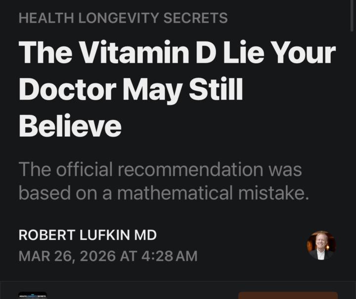 Our Vitamin D Levels are WAY Off