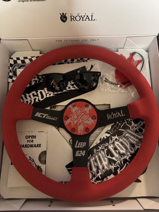 New steering wheel!
