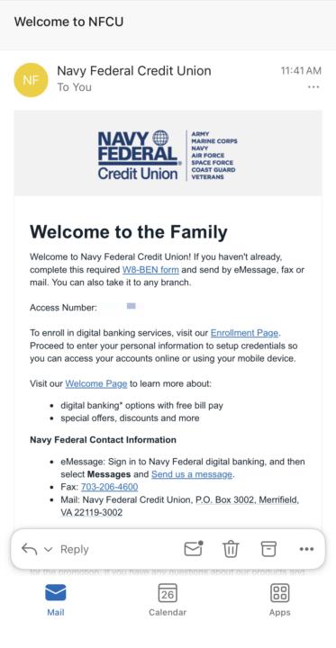 NFCU Membership ✅