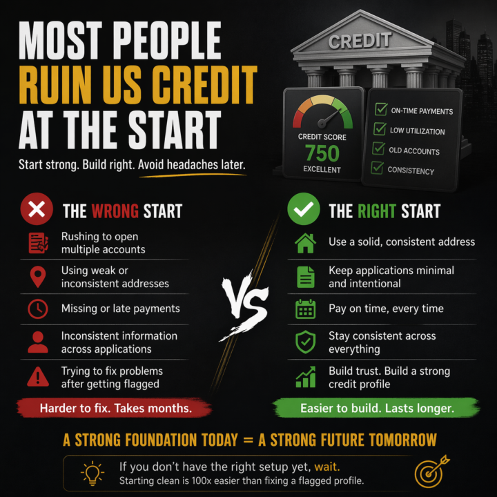 Most People Ruin US Credit at the Start