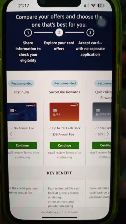 New ITINner Got The 1st Credit Card of C1