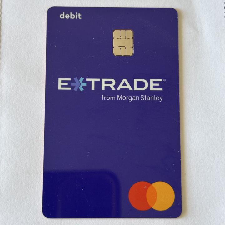 E*TRADE debit card/account: opened without ITIN or SSN