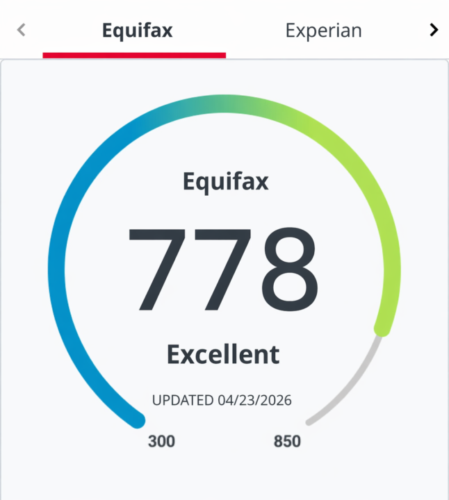 First time checking my Equifax score