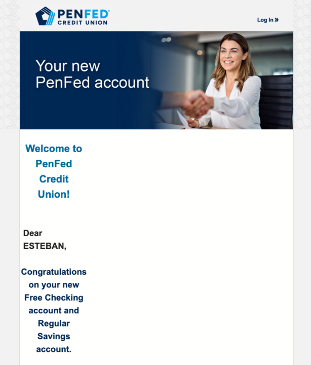 Penfed Checking Approved