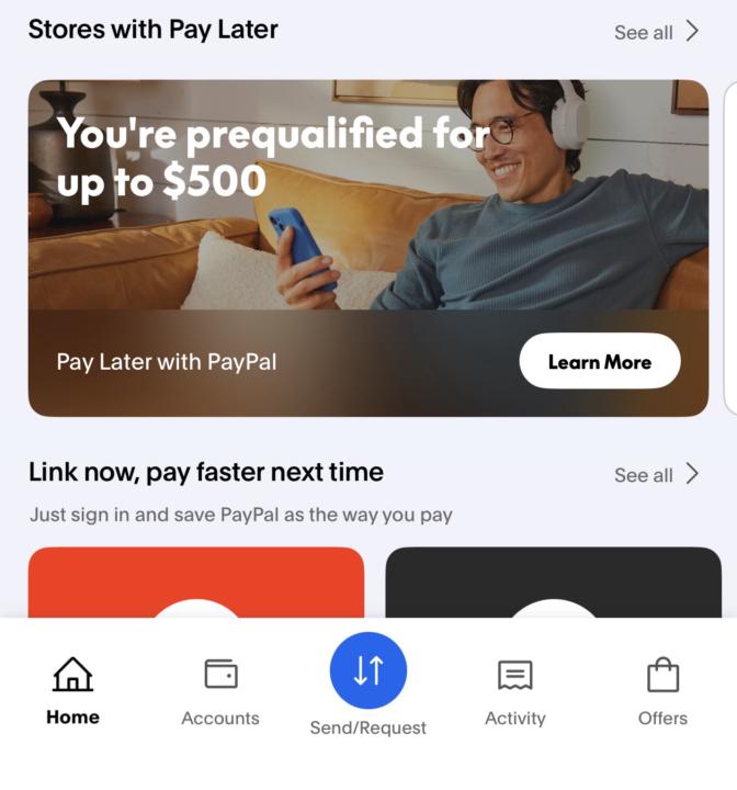 PayPal Pre-Approved PayLater with ITIN