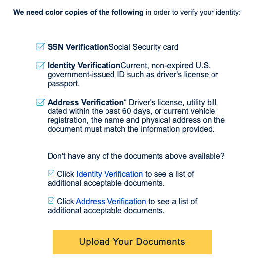 Penfed account trouble