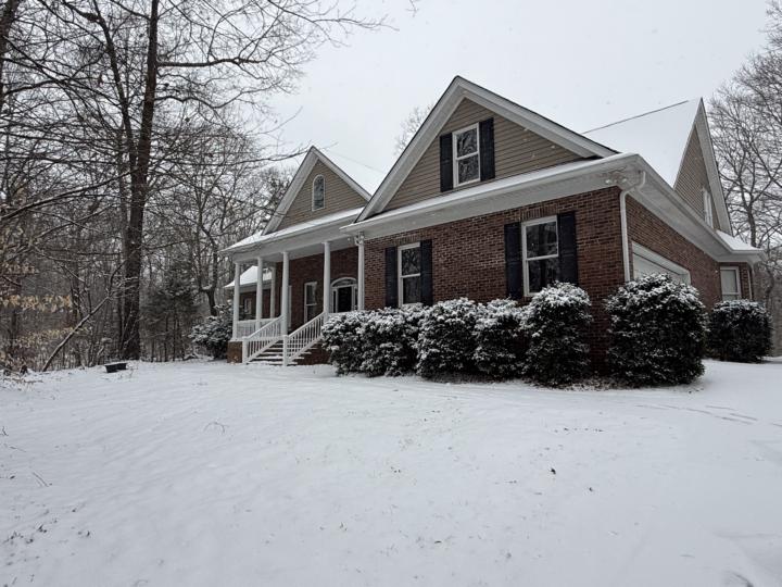 Walking in a winter wonderland. 