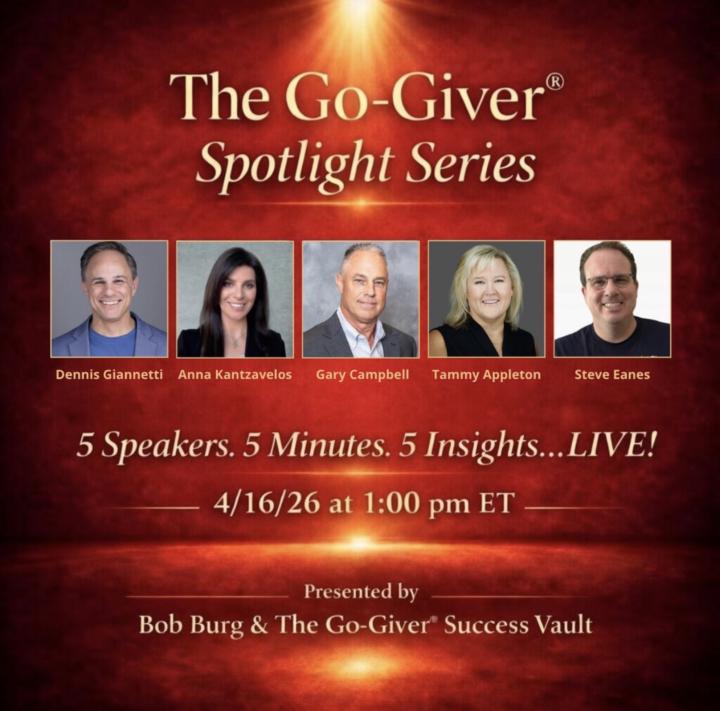April 16 - Go-Giver 5 Minutes of Wisdom