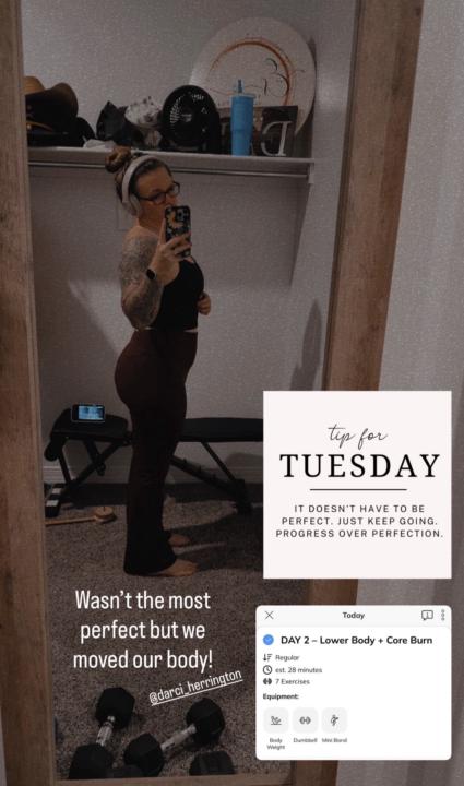 Doesn’t have to be perfect. 