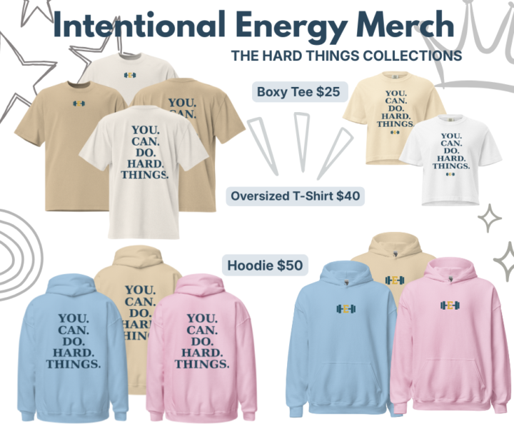  NEW MERCH DROP: “YOU. CAN. DO. HARD. THINGS.” 