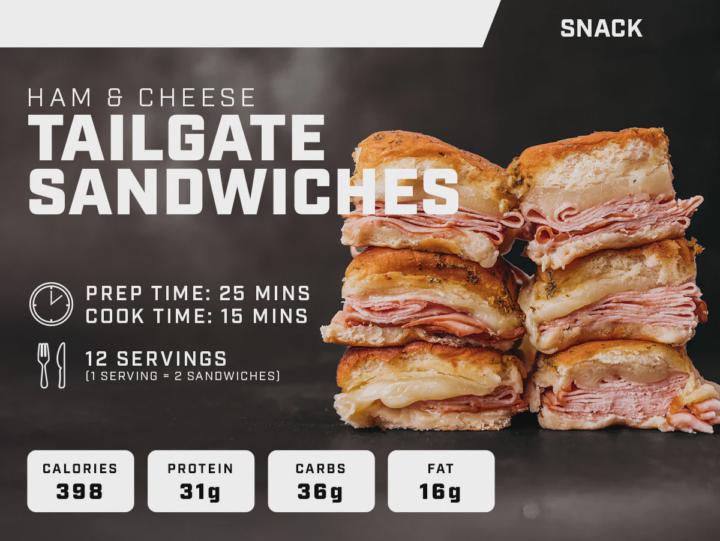 Ham & Cheese Tailgate Sandwiches