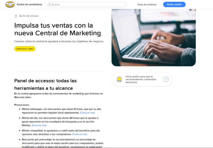 Nueva central de marketing Meli