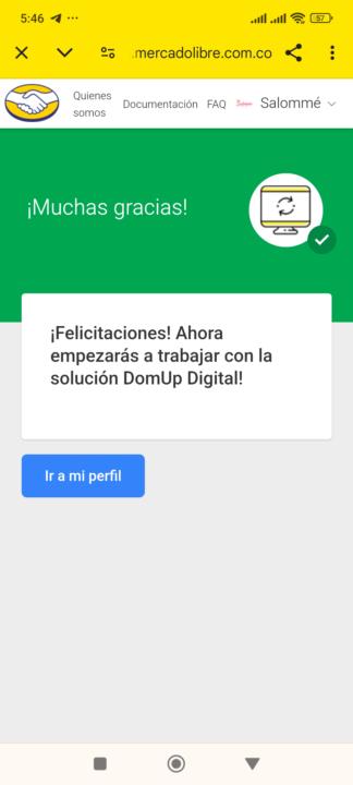 Vinculación Exitosa!