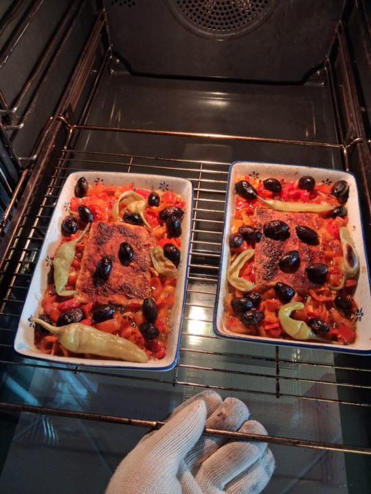 Schafskäse aus dem Ofen à la Teusch
